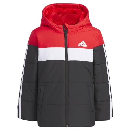 adidas Unisex niños Padded Jacket Kids, better scarlet, 3-4 Years