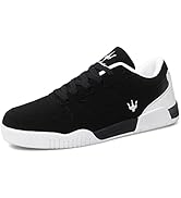 FZUU Men's Fashion High Top Leather Street Sneakers Sports Casual Shoes
