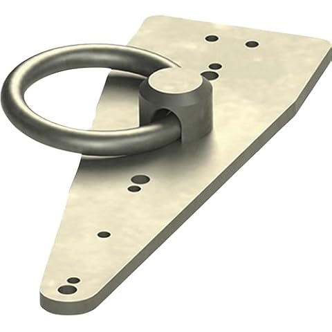 Guardian Fall Protection 00484 Bull Ring Anchor - 2.25 lbs. Zinc Plated Steel, Fall Protection Anchor Cover