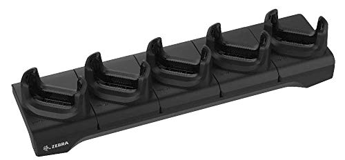 Der Zebra TC51/56 Ethernet Support lädt bis zu fünf Geräte, CRD-TC51-5SETH-01 (lädt bis zu fünf Geräte, Stromversorgung und DC-Kabel) Separat bestellen: AC-Leitungskabel spezifisch für