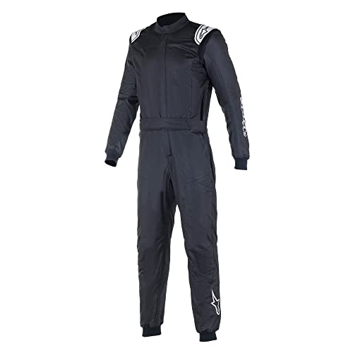 Alpinestars ATOM Driving Suit 2 Layer FIA 8856-2018 - size 60 - Black/White (3352722-10-60)
