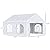 Outsunny 13' x 16.5' Heavy Duty Party Tent & Carport with Removable Sidewalls and Double Doors, Large Canopy Tent, Sun Shade Shelter, for Parties, Wedding, Outdoor Events, BBQ, White