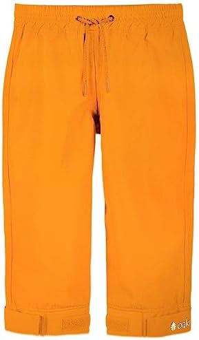 OAKI Children's Trail Rain Pants, Lava Orange 3T