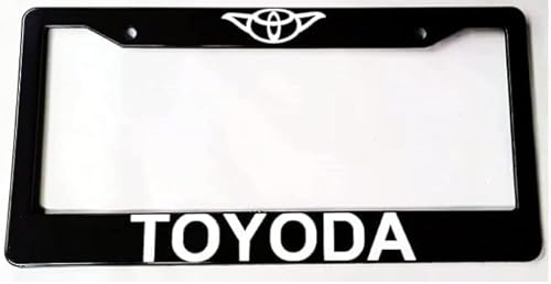 Car Auto License Plate Frame Cover Holder Funny Plastic Only/Star War License Plate Frame-Star War Car Accessories-Cute,Funny,Cool License Plate Frame for Women Men 12x6, Black