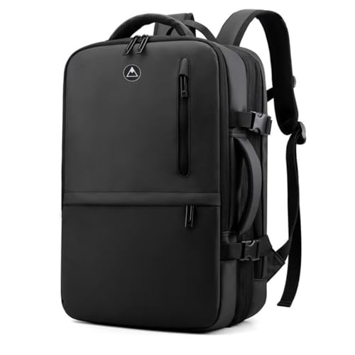 Cordillera Tokyo Mochila Executiva 40L, Impermeável, USB, Para Notebook, Antifurto, Preta, 45x35x25cm