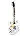 Guitare électrique Meteor Hit pour gaucher, Blanc – LP modèle Guitare/egitarre Classique pour Les Musiciens – klangbeisser