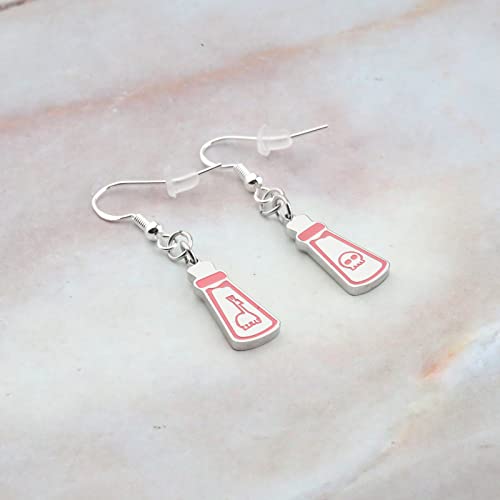 BLEOUK Llama Poison Earrings Poison Danggle Earrings Horror Fans Gift Poison Jewelry2