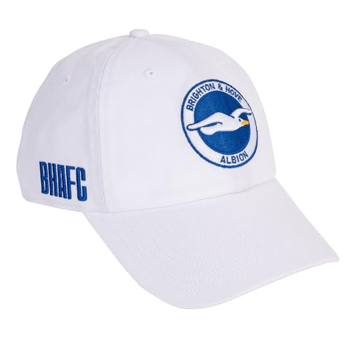 Gorra deportiva blanca con diseño bordado miniatura 1