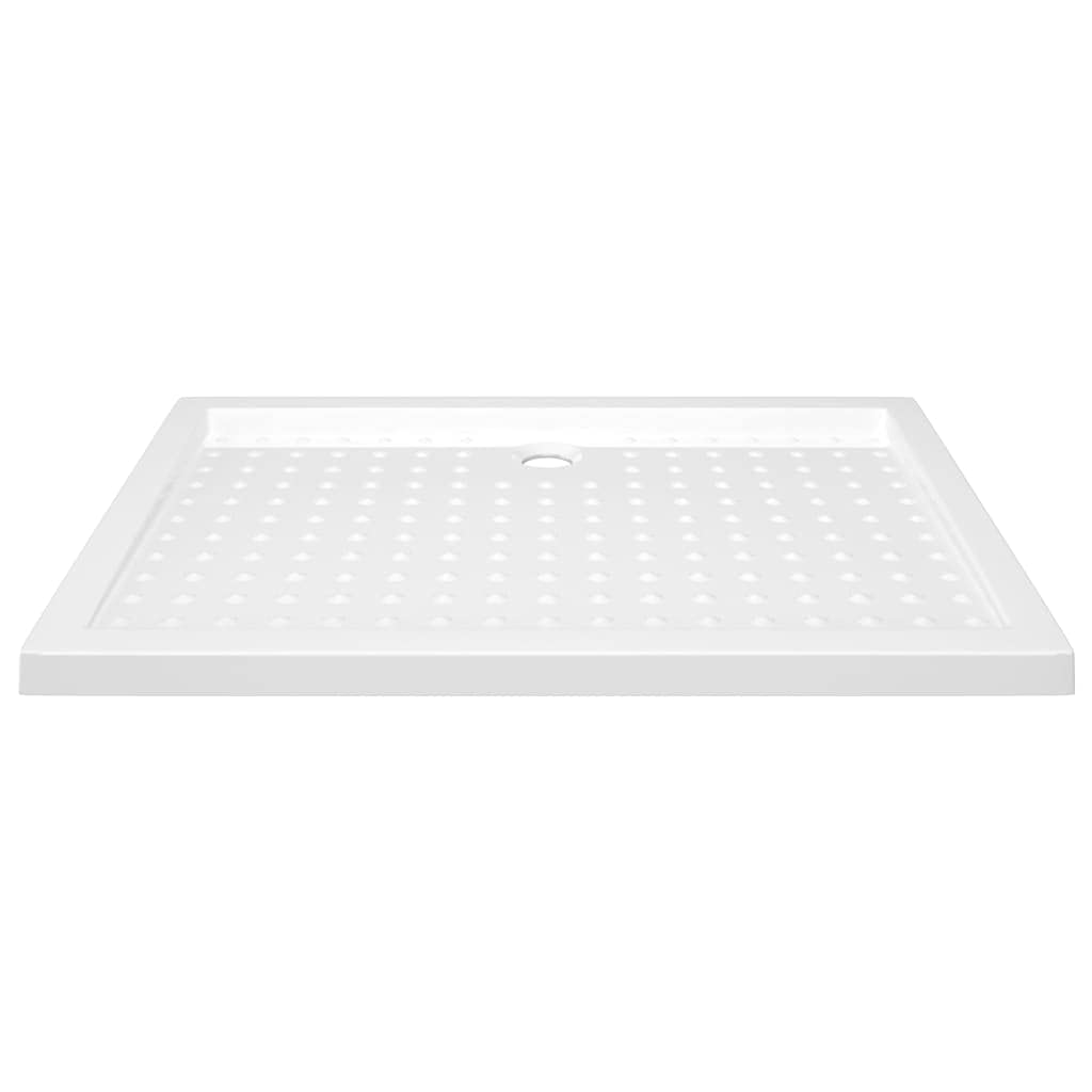vidaXL Receveur de Douche avec Picots Bac de Douche Base de Douche Salle de Bain Maison Intérieur Anti-Rouille Anti-humidité Blanc 70x100x4 cm ABS