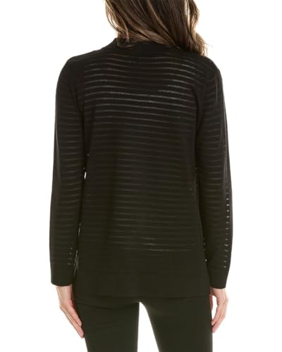 Image of Anne Klein Women's Sheer Stripe Cardigan