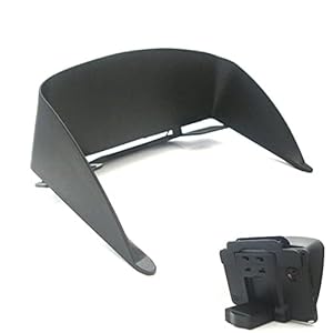 Baceyong Universal GPS Sun Shade Navigator Visor, Glare Resistant Clip-on Sunshade Visor for GPS Sat Nav’s With a 7″ Screen