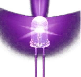 10 diodos LED de 0.197in superbrillantes redondos para luz ultravioletavioleta para luces de bricolaje