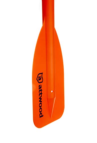 attwood emergency telescoping paddle for boating orange