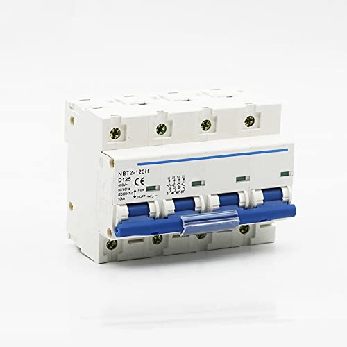 LUOXUEFEI Disjoncteur Differentiel 4P 80A 100A 125A 400Vac Interrupteur Principal De Disjoncteur D Interrupteur De Courbe Cover