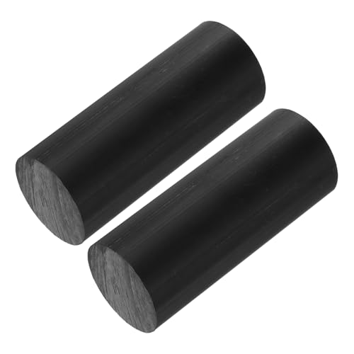 Image of MECCANIXITY ABS Plastic Rod Round Solid Bar 40 mm x 100 mm Black for DIY Model Material, Architectural Model Making, DIY Sand Table, Pack of 2