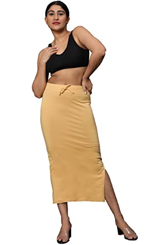 Image of Jaanvi fashion Women's Cotton Mermaid Saree Shapewear,Petticoat,Skirt, Comfortwear