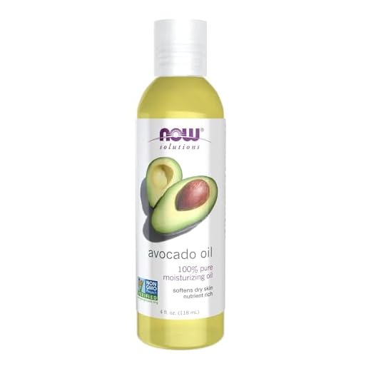 NOW Solutions, Avocado Oil, 100% Pure Moisturizing Oil, Nutrient Rich and Hydrating, 4 FL Oz (Pack of 1)