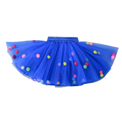 Mädchen Tutu Rock Petticoat Tutu Rock Kurz Kinder Pompons...