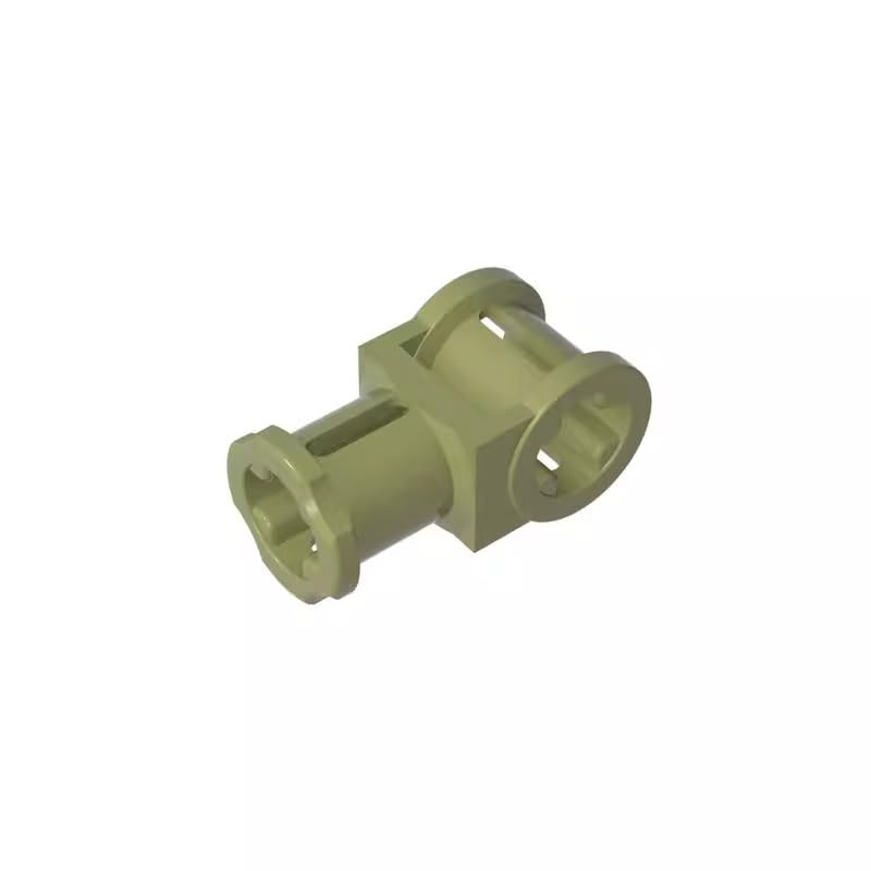 Gobricks Shaft Bolt Connection Technic Axle Connector with Axle Hole 32039 42135 4107081 GDS-931 50Pieces Compatible with Lego Classic Bulk Toy MOC Color:Olive Green โ image 1
