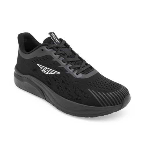 Image of Red Tape Men's Walking Shoes Dark Grey Mesh TPU Round Toe Slipon