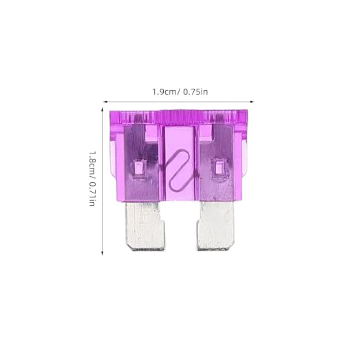 Kit de fusibles automotrices LIFKOME, 150 piezas, fusibles estándar y de perfil bajo Jcase, material PC, para mantenimiento del sistema eléctrico vehicular miniatura 2