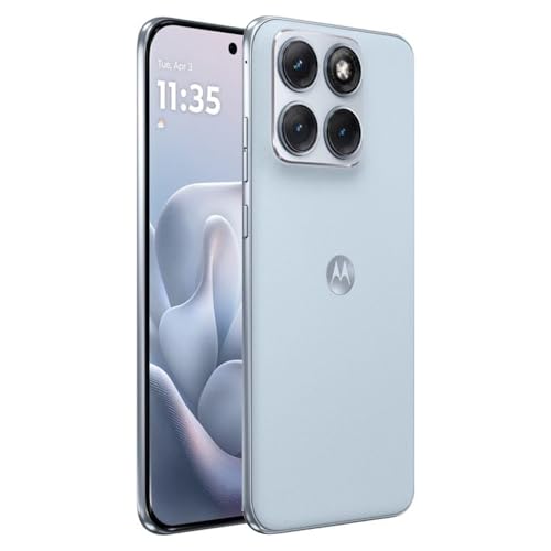 Image of Motorola Edge 70 Fusion (Pantone Country Air, 8GB RAM, 256GB Storage) | Snapdragon 7s Gen 4 Processor | 7000mAh Battery | 50MP Sony LYTIA Camera | 6.8 inch 144Hz AMOLED Display | 68W TurboPower Charging |