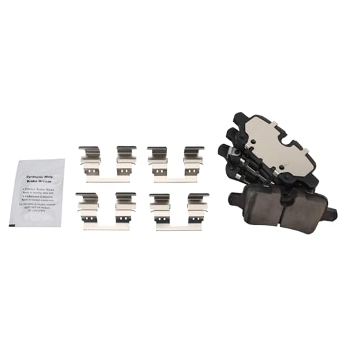 Image of TRQ Rear Brake Pad and Rotor Set Ceramic Compatible with 2020-2021 Chevrolet Malibu 2021 Equinox GMC Terrain