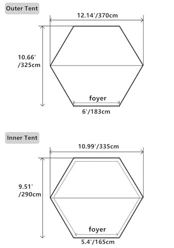 Carpa de Camping Pirámide GERRIT para 2 Personas miniatura 3
