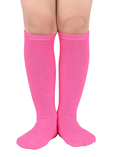 Komorebi Kids Soccer Socks Toddler Knee High Tube Socks Three Stripes Cotton Uniform Sports Stocking for Girls Boys2