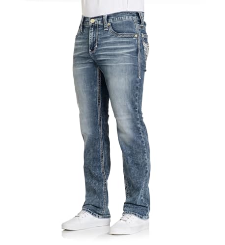 American Fighter Men's Denim Jean Striker Serrano Inseam 34"4