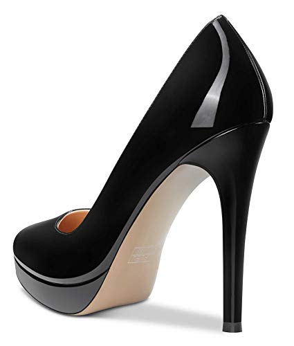 Image of Castamere Womens High Heels Platform Pumps Slip-on Stilettos 12CM Heel Office Dress Shoes