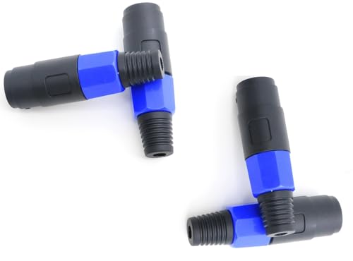 SpeakOn Speaker Female Adapter Connector (4 Pieces) 4-Pole Twist ...