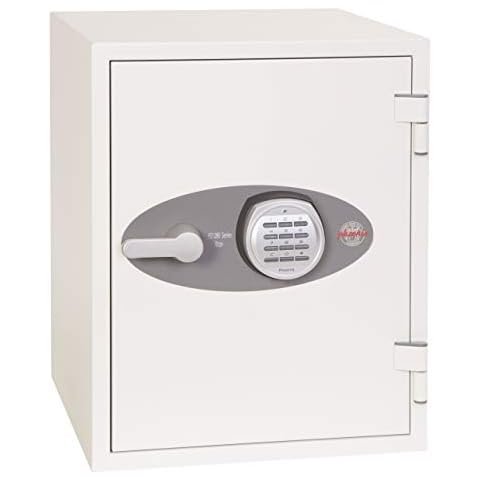 Phoenix Safe Company - FS1283E Titan Fire & Security Safe - Electronic Locking - Twin Locking Bolts - Metallic Graphite Finish - 36 Litre Capacity - 53kg Cover