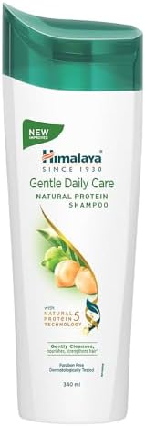 Himalaya Gentle Daily Care Natural Protein Shampoo, With Chickpea, Licorice & Amla, For Women & Men, 340 ml