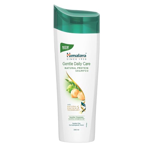 Himalaya Gentle Daily Care Natural Protein Shampoo, With Chickpea, Licorice & Amla, For Women & Men, 340 ml