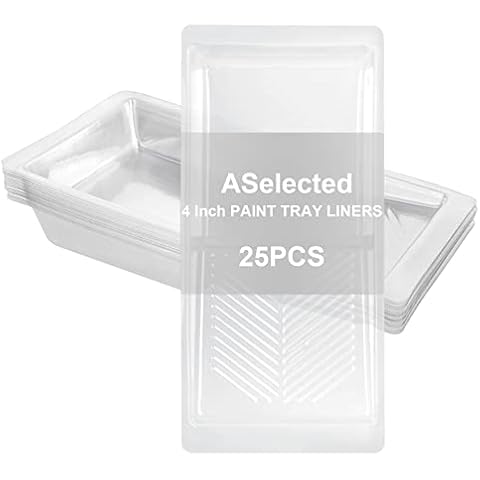 ASelected 25Pcs Disposable Paint Tray Liners Cover