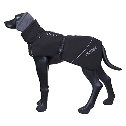 Rukka Pets Warmup Coat Mantel für Hunde Schwarz 40