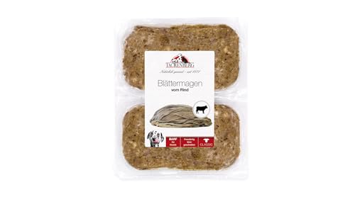 TACKENBERG Barf Blättermagen vom Rind für Hunde - 14 x 500 g - leckeres Frostfleisch als Hundefutter in Premiumqualität - geeignetes Gefrierfutter für übergewichtige Hunde - ohne Zusatzstoffe