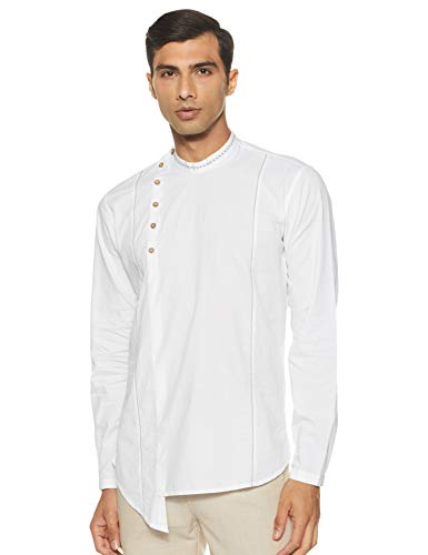 Image of Ethnix by Raymond Men's Regular Fit Tunic Shirt