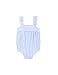 Gocco BAÑADOR Cuadros Vichy Maillot Une pièce, Bleu (Bleu AC), 74 Bébé garçon