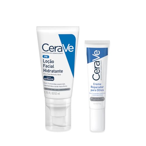CeraVe, Loção Hidratante para o rosto, com Ácido Hialurônico, Nia...