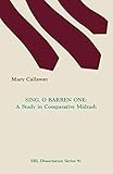 Sing, O Barren One: A Study in Comparative Midrash (Society of Biblical Literature)