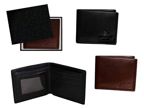 Lote de 10 Elegantes Carteras Caballero de Piel en Caja de Cartón. Monederos. Complementos. Regalos Originales.Detalles de Bodas, Comuniones, Bautizos, Cumpleaños. DC