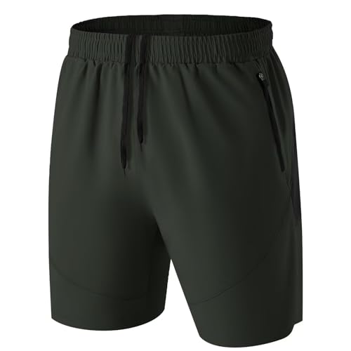 HMIYA Herren Sport Shorts Kurze Hose Schnell Trocknend Sporthose Leicht mit...