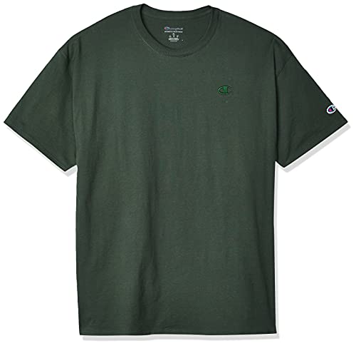 Champion men's classic jersey t-shirt, dark green, xl