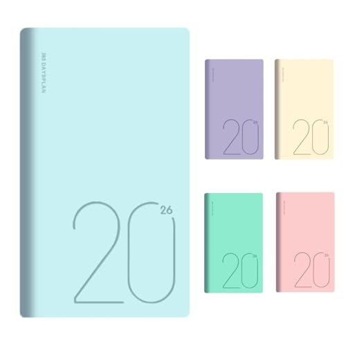 FFYGYNFDE 2026年手帳 マンスリー手帳 スケジュール帳 todoリスト 2026 年 1 月始まり 1 日 1 デスクダイアリー A6 A5 サイズ 完全に平らに開ける ビジネスプランナー 糸接着剤綴じの週間プランナー 防水防汚加工 厚手ドライ