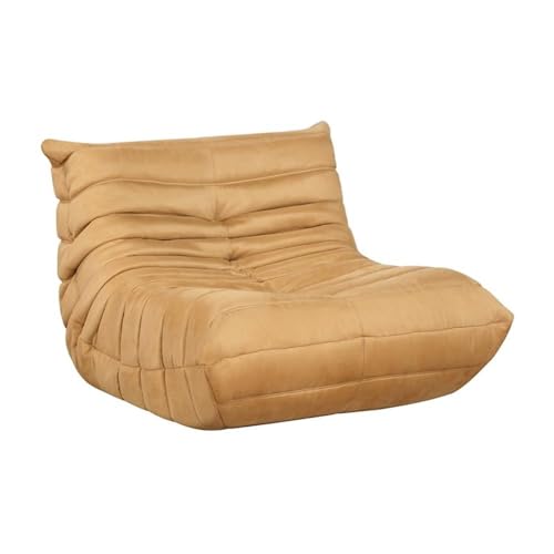 Sillón Plegable Microfibra Amarillo miniatura 1