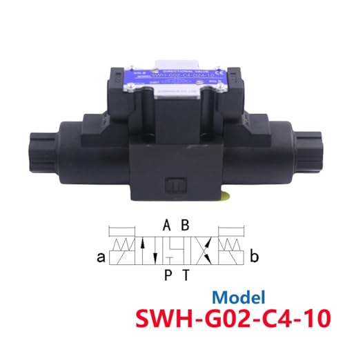 Électrovanne SWH-G02-C4-10 directionnelle à double solénoïde pour haute pression - 3