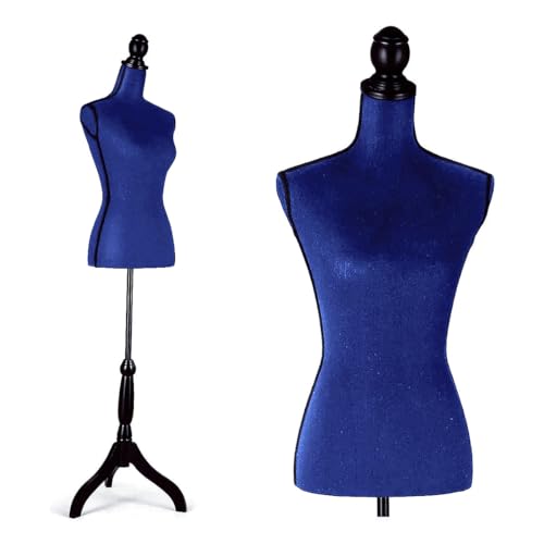 Máquinas De Coser, Kitchen Arcoshop Maniquí Torso Femenino Afelpado De Terciopelo Tripie Ajustable En Varios Colores (Negro)