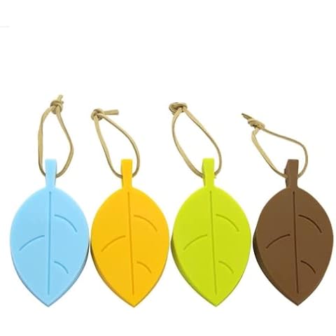 Colourful Silicone Leaf Door Stopper Set Cover